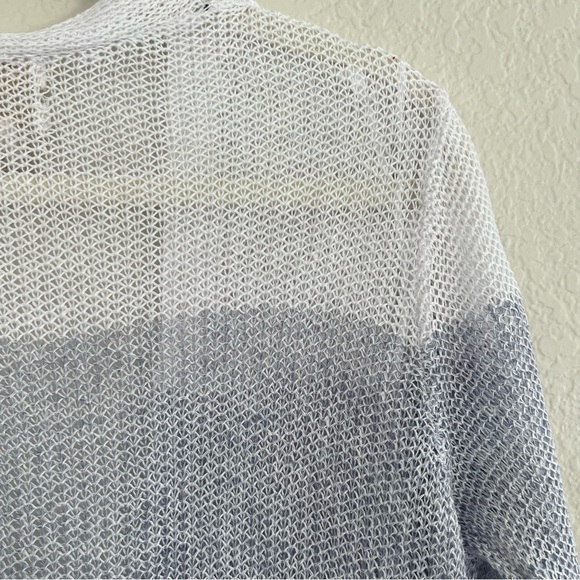 Christian Siriano New York 100% Linen Cardigan Ombré - Picture 4 of 8